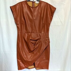 Sexy Leather feel dress